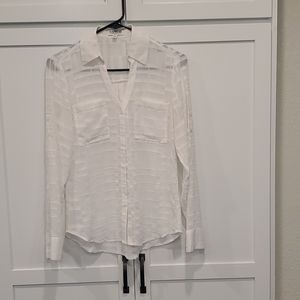 Express sheer portofino blouse size xs slim fit